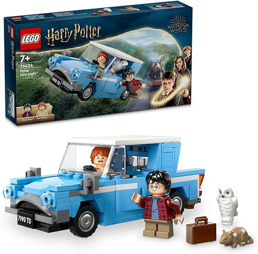 LEGO® Harry Potter Flying Ford Anglia 76424 Car Set for Kids 7+ with 2 Minifigures