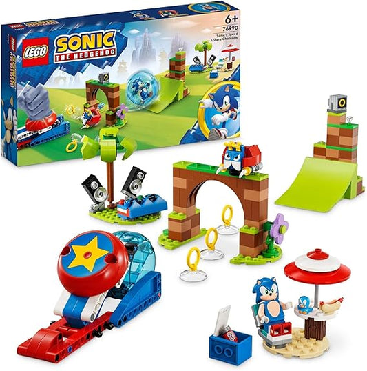 LEGO® Sonic the Hedgehog Speed Sphere Challenge 76990 Set with Launcher for Action-Packed Fun