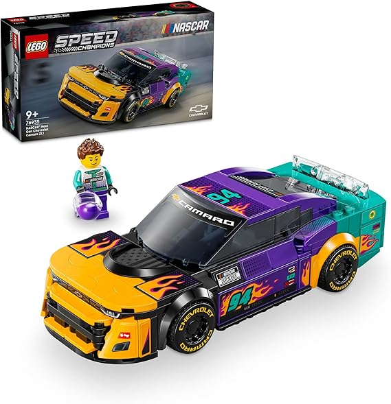 LEGO® Speed Champions NASCAR® Camaro ZL1 76935 Race Car Set for Kids 9+