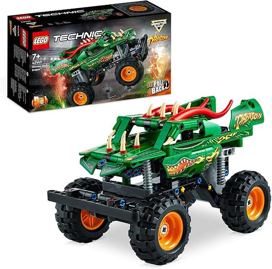 LEGO® Technic Monster Jam Dragon 42149 2-in-1 Toy Truck Set for Kids 7+