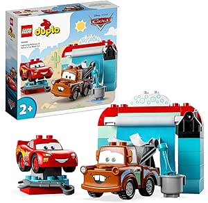 LEGO® DUPLO® Disney Pixar Cars Car Wash Adventure 10996 Set with Lightning McQueen & Mater for Kids 2+