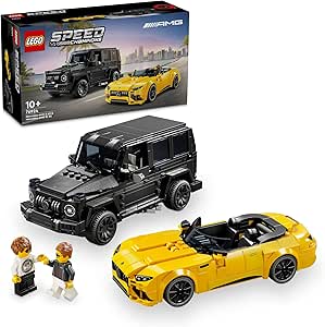 LEGO® Speed Champions Mercedes AMG G 63 & SL 63 76924 Car Set with 2 Minifigures for Kids 10+