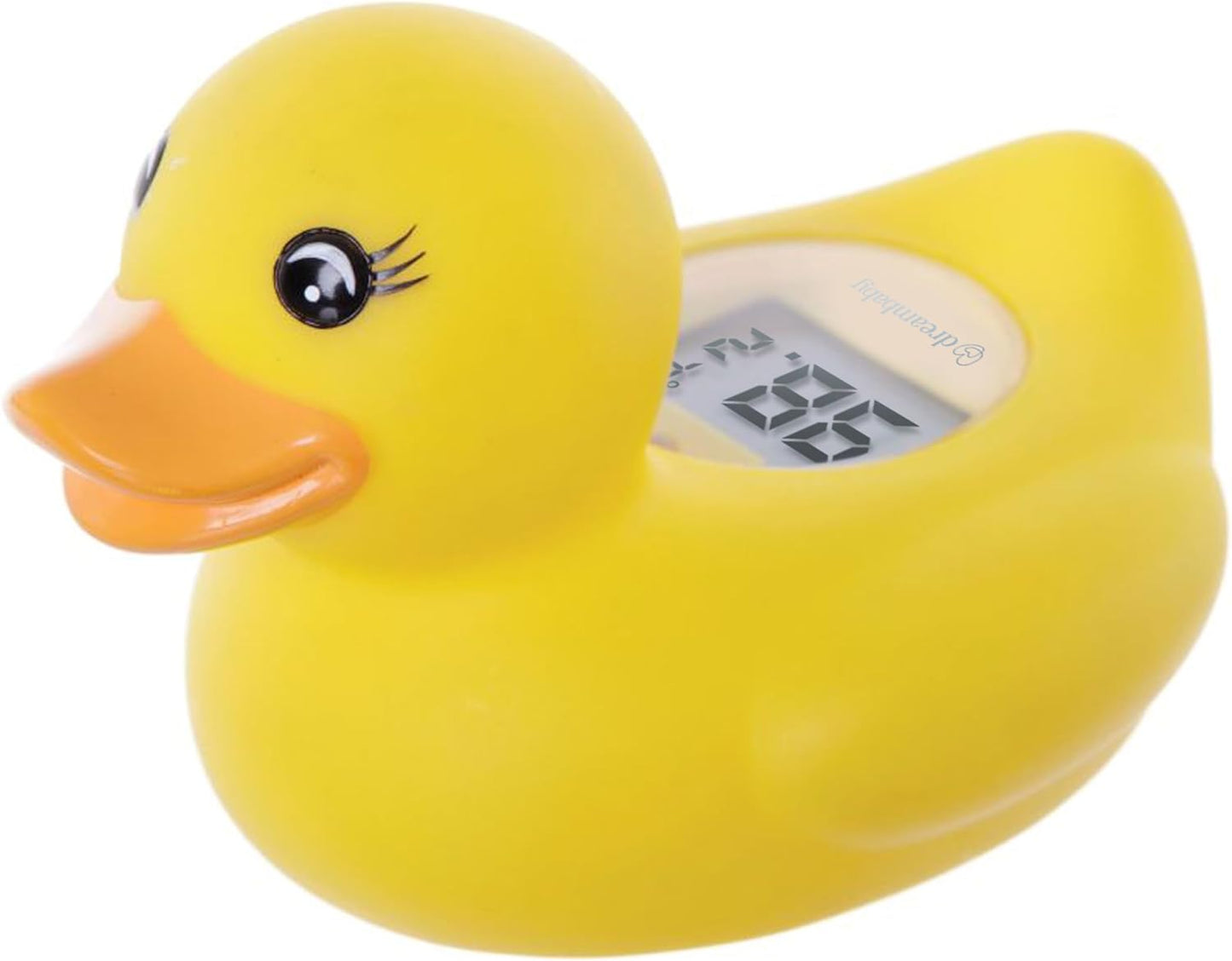 Dreambaby Duck Bath Thermometer - Instant Digital Read for Water and Room Temperature - Floating Baby Toy