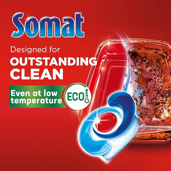 Somat Excellence 4-in-1 Dishwasher Pods 45 Count Pack