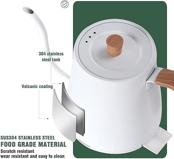 Gooseneck Electric Kettle Stainless Steel  0.8L,304