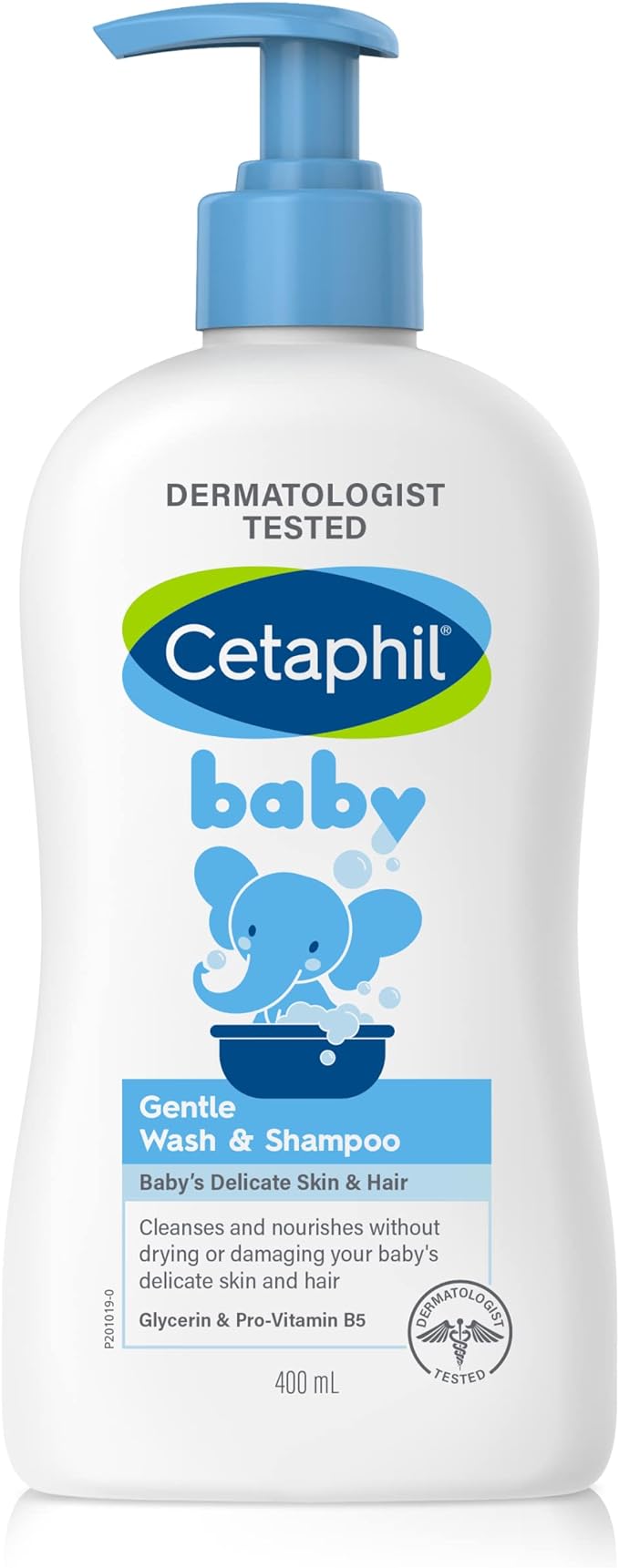 CETAPHIL Baby Gentle Wash and Shampoo 400ml, Suitable for Newborns & Infants