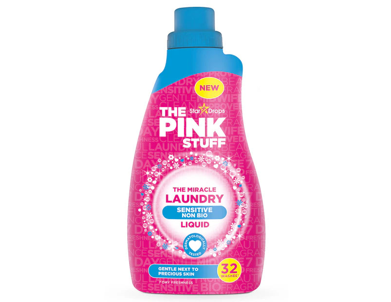 Stardrops The Pink Stuff Sensitive  Laundry Liquid 960mL