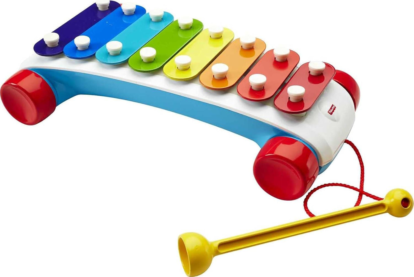 Fisher-Price Classic Xylophone Pull Toy with Mallet and Wheels