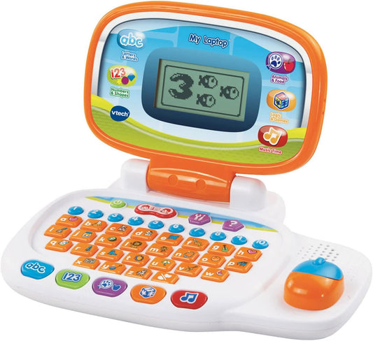 VTech My Laptop - Educational Toy for Kids, White/Orange (155403)