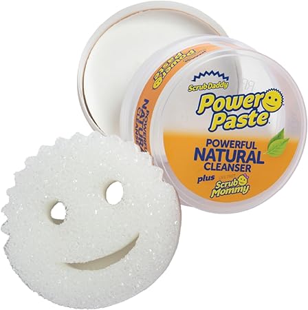 Scrub Daddy PowerPaste + Scrub Mommy Natural Eco-Friendly Cleaning Duo 250g Paste