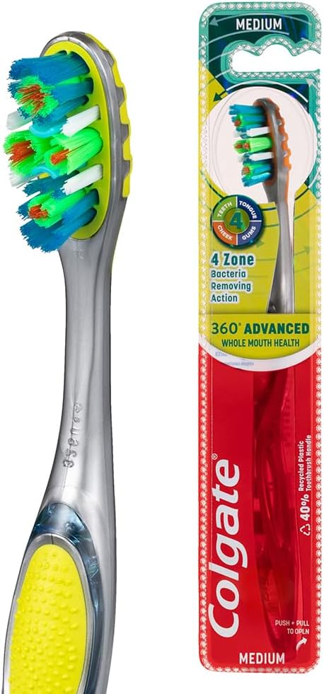 Colgate 360° Advanced Whole Mouth Health Manual Toothbrush