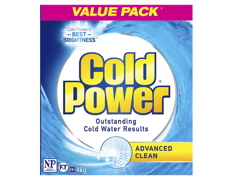 Cold Power Advanced Clean Top Loader Laundry Powder 4kg