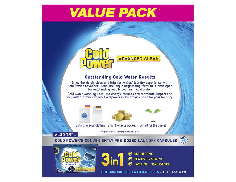 Cold Power Advanced Clean Laundry Powder 4kg