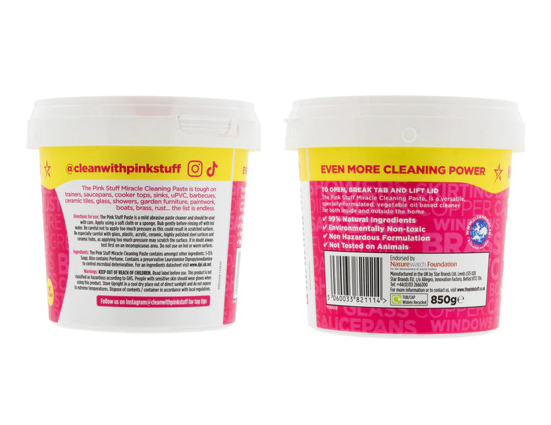 The Pink Stuff Cleaning Paste + Scrub Mommy Sponge