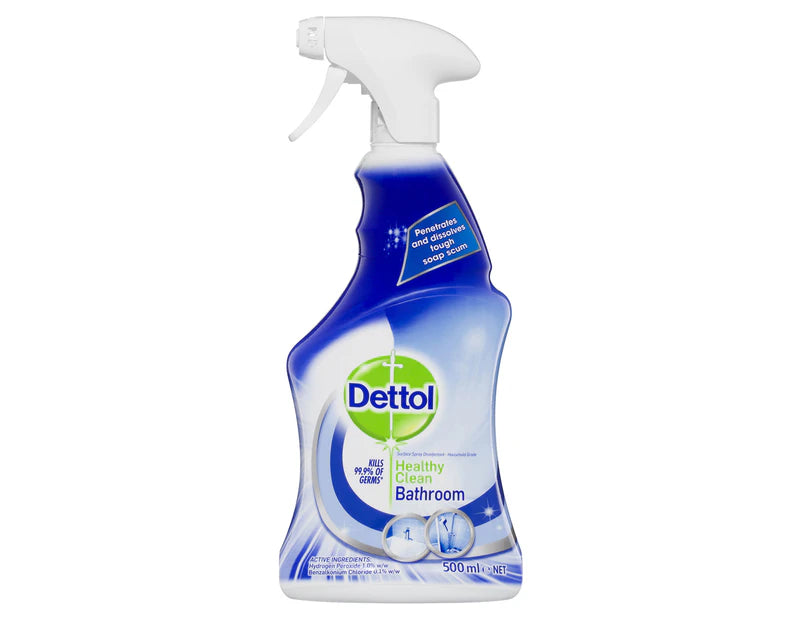 Dettol Antibacterial Disinfectant Cleaning Bathroom Spray  1 x 500mL