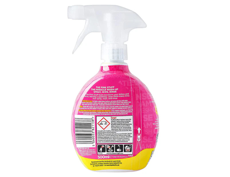 The Pink Stuff The Miracle Wash-Up Spray 500mL