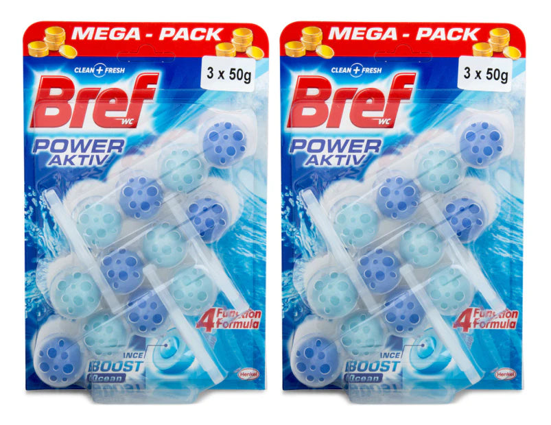 Bref In Bowl Toilet Block Ocean 2 x 50g 3pk