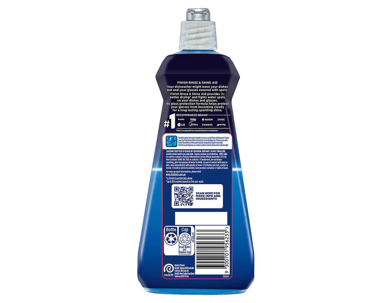 Finish Rinse & Shine Aid 2 x 500mL