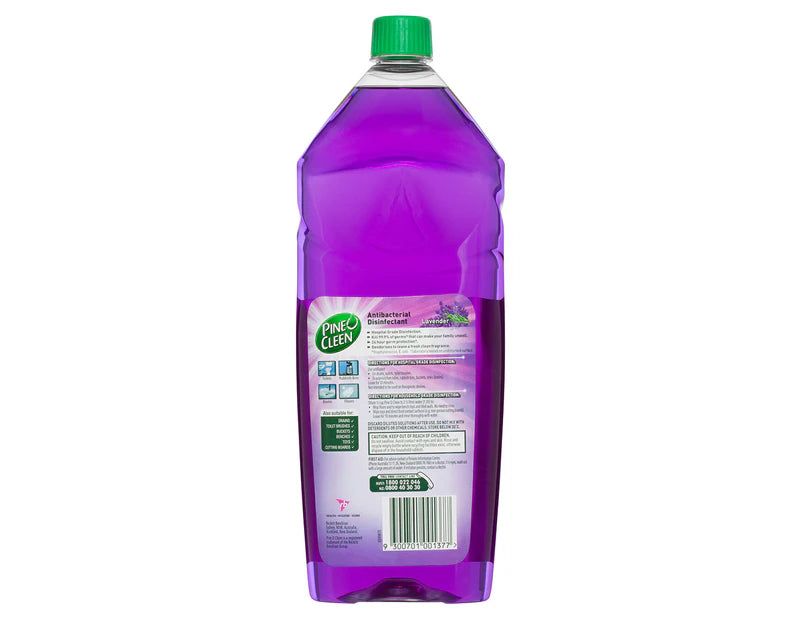 Pine O Cleen Antibacterial Disinfectant Liquid Lavender 2 x 1.25L