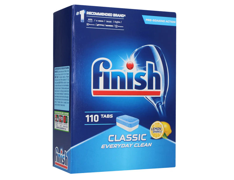 Finish Dishwashing Tabs Classic Lemon Sparkle 2 x 110pk