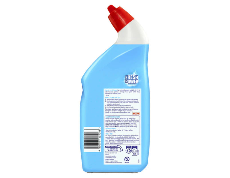 Harpic Fresh Power Toilet Cleaner Marine Splash 2 x  700mL