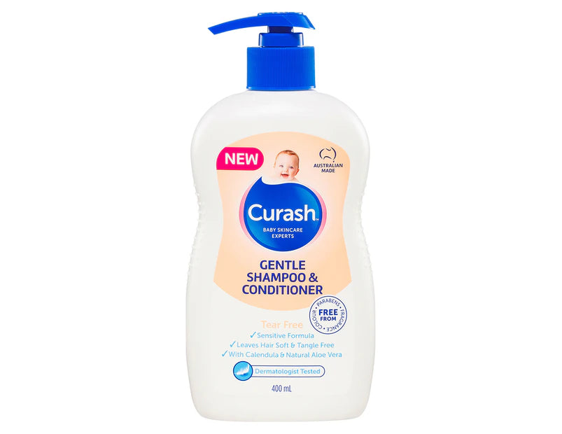 Curash Gentle Shampoo & Conditioner 1 x 400mL