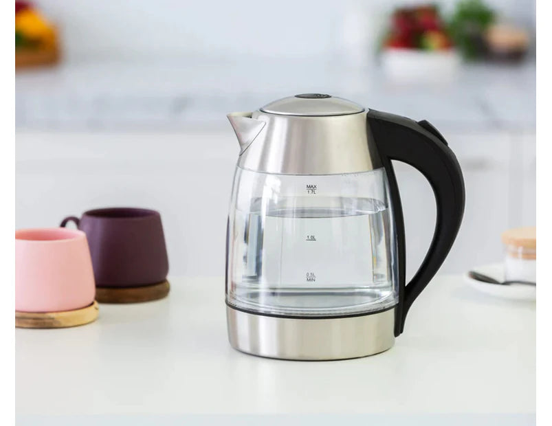 Healthy Choice 1.7L Cordless   Kettle Glass