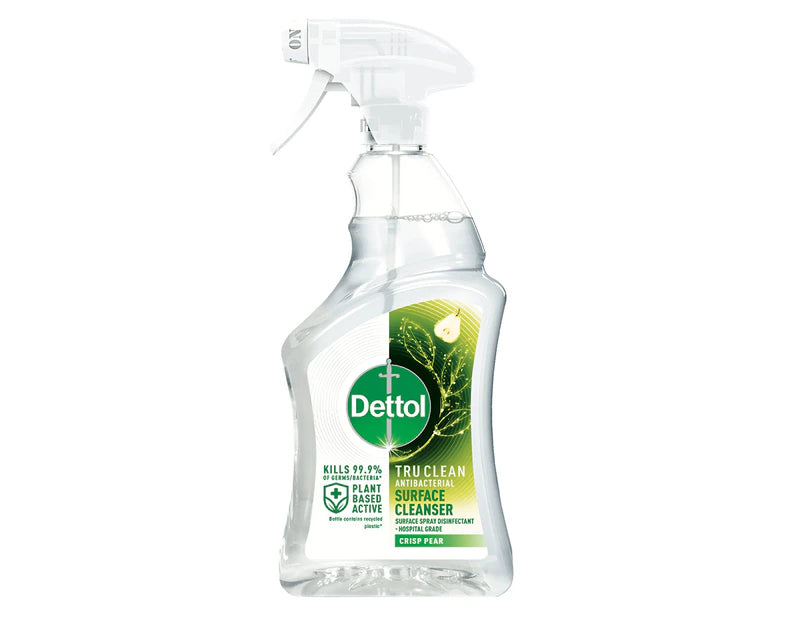 Dettol Tru Clean Antibacterial Surface Cleanser Crisp Pear 6 x 500mL