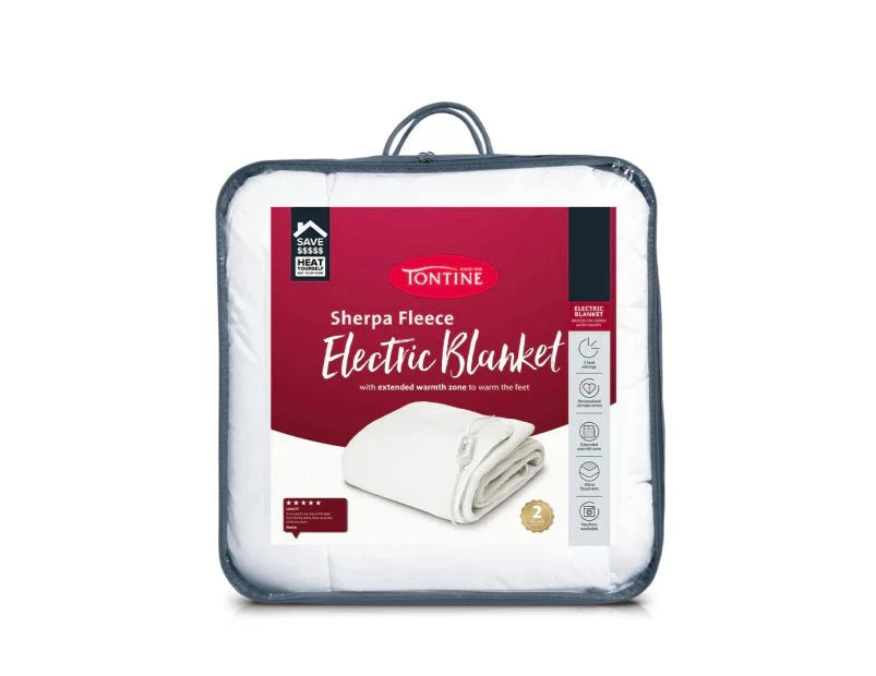 King Bed Tontine Sherpa Electric Blanket