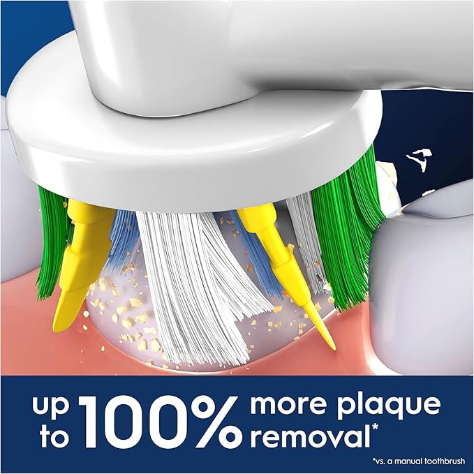 Oral-B Pro Floss Action Electric Toothbrush Replacement Heads, White 4 Pack