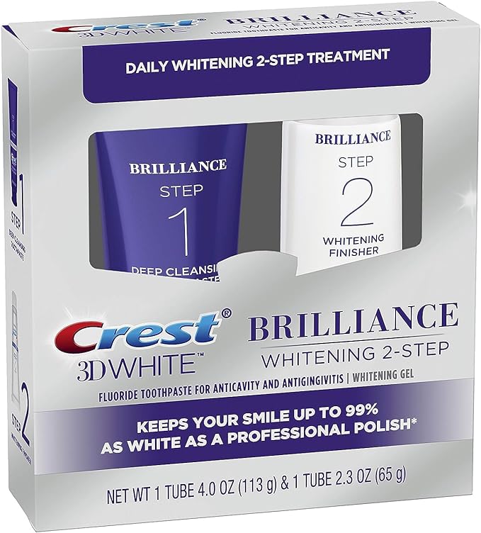 Crest 3D White Brilliance Toothpaste, Teeth Whitening