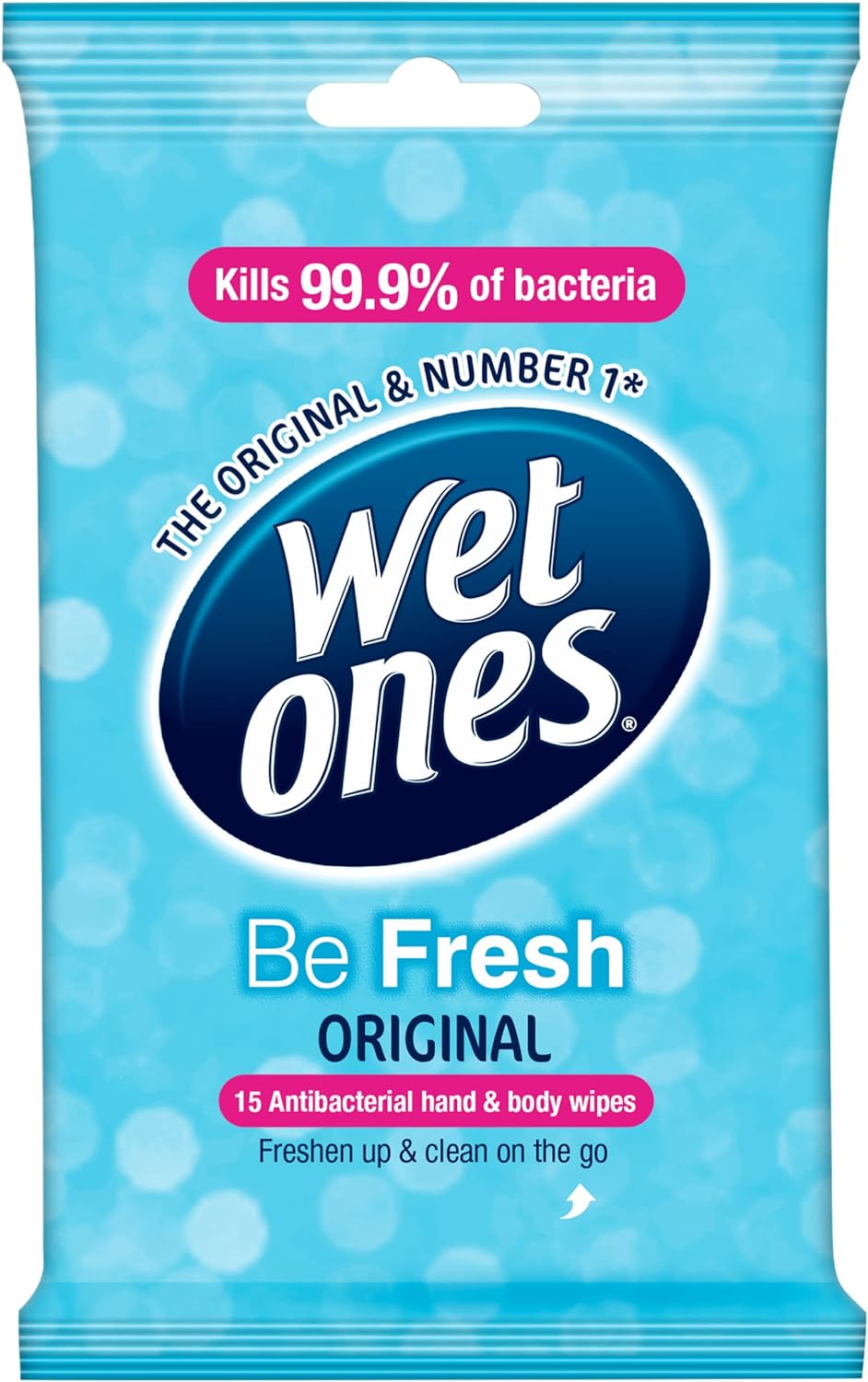 Wet Ones Be Fresh Antibacterial Hand & Body Wipes