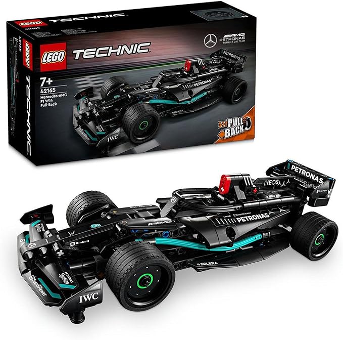 LEGO® Technic Mercedes AMG F1 W14 Race Car Set 42165 Pull-Back Toy for Kids Ages 7+