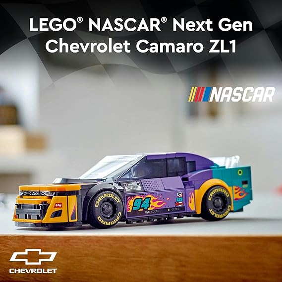 LEGO® Speed Champions NASCAR® Camaro ZL1 76935 Race Car Set for Kids 9+