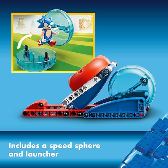 LEGO® Sonic the Hedgehog Speed Sphere Challenge 76990 Set with Launcher for Action-Packed Fun