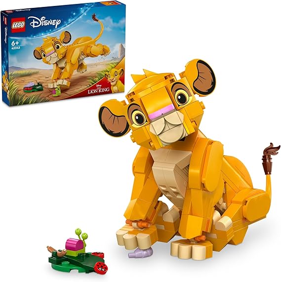 LEGO® Disney Simba The Lion King Cub Set 43243 Buildable Toy for Kids Ages 6 and Up