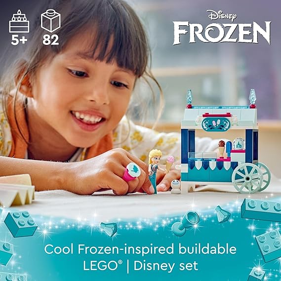 LEGO® Disney Princess Elsa's Frozen Treats 43234 Set with Mini-Doll and Snowgie for Kids 5+