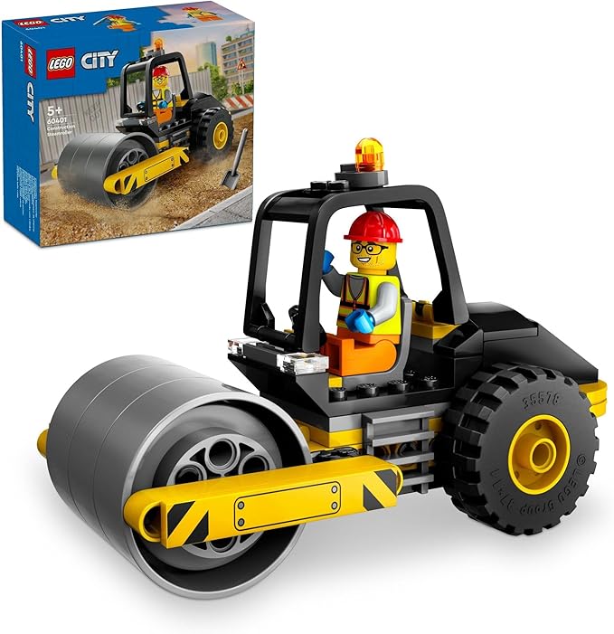 LEGO® City Steamroller Set 60401  Buildable Toy with Minifigure for Kids Ages 5+