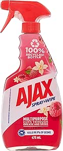 Ajax 475mL Multi-Surface Cleaner Spray Vanilla and Berries Scent