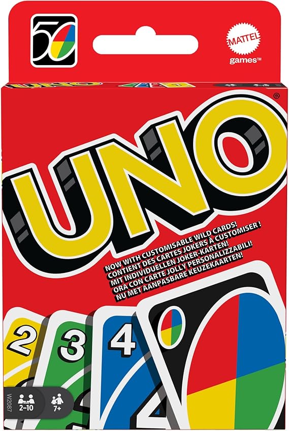 Mattel UNO Classic Card Game Fun Family Card Game for All Ages