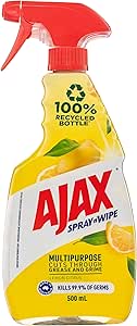 Ajax 500mL Antibacterial Cleaner Trigger Spray Lemon Citrus Household Grade