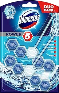 Domestos Ocean Power Toilet Cleaner  55g Pack of 2