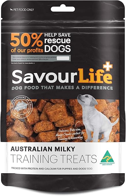 SavourLife 150g Australian Milky Training Treats Healthy Dog Training Snacks