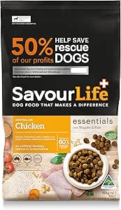 SavourLife Essentials 15kg Chicken Dog Food for Adults Nutritious & Balanced Formula