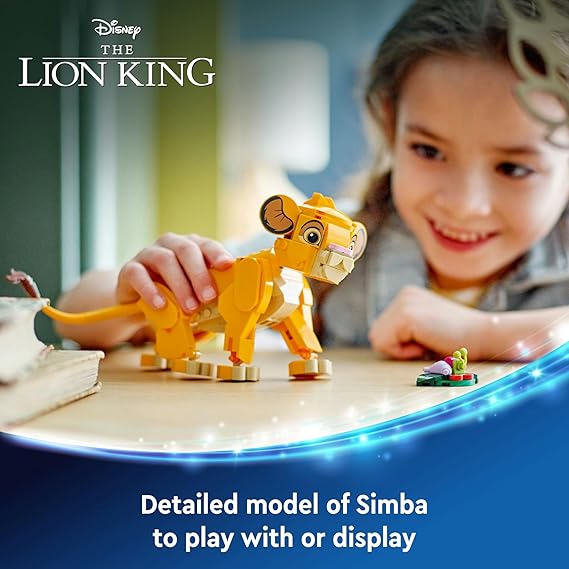 LEGO® Disney Simba The Lion King Cub Set 43243 Buildable Toy for Kids Ages 6 and Up