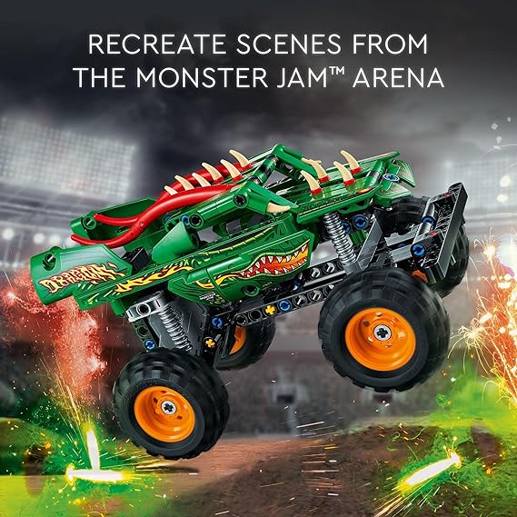 LEGO® Technic Monster Jam Dragon 42149 2-in-1 Toy Truck Set for Kids 7+