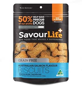 SavourLife 425g Grain-Free Salmon Dog Treats Australian Made Healthy & Delicious