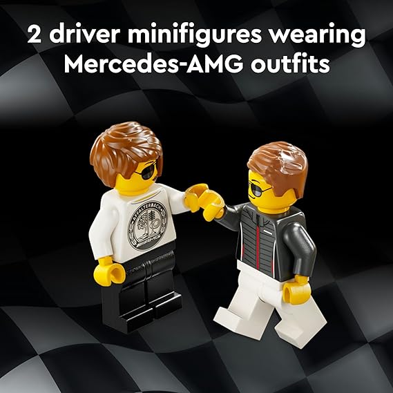 LEGO® Speed Champions Mercedes AMG G 63 & SL 63 76924 Car Set with 2 Minifigures for Kids 10+