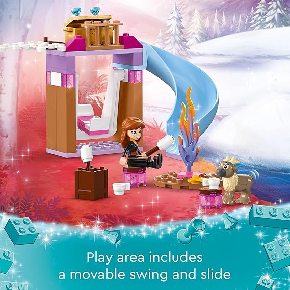 LEGO® Disney Princess Elsa's Frozen Castle 43238 Buildable Set with Elsa and Anna for Kids 4+