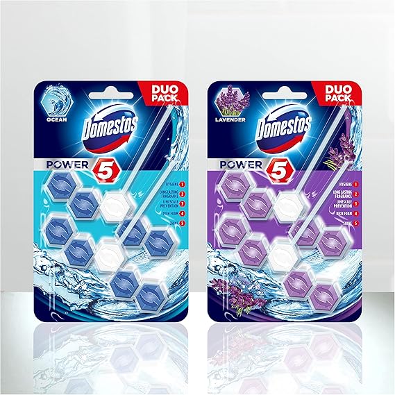 Domestos Ocean Power Toilet Cleaner  55g Pack of 2